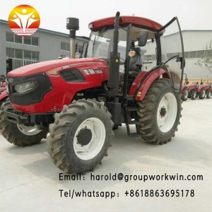 Four-wheel drive six cylinder farm tractor